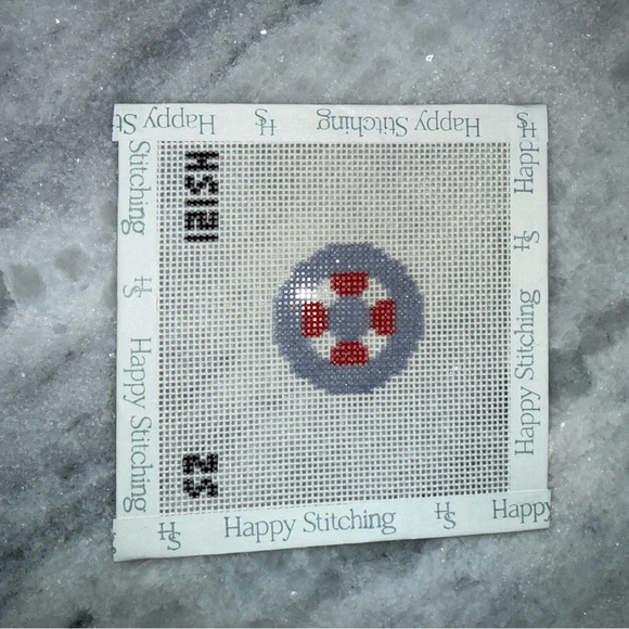 Needlepoint Key Fob Kit with Threads - Picture 3 of 3